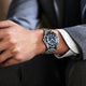 Gent's Seiko Prospex 1965 Heritage Divers 300m Automatic Watch. The 40mm case and bracelet are stainless steel. The bezel and dial are black. The glass is sapphire crystal. The watch has a date function and is 300m water resistant. The movement is automatic