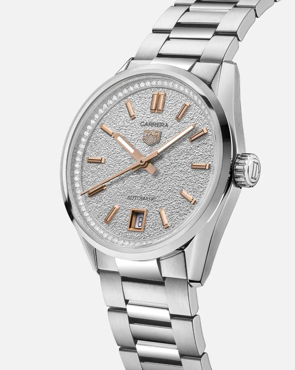 Ladies TAG Heuer Carrera Automatic Watch. The 36mm case. MODEL WBN231B.BA0001