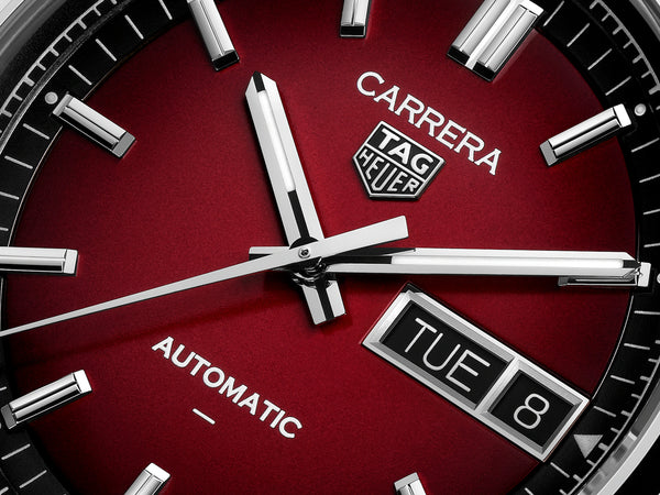 Gent's TAG Heuer Carrera Automatic Watch. The 41mm case. Five year TAG Heuer warranty. model WDA2113.BA0043