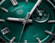 CBS2211.FC6545
 TAG Heuer Carrera Chronograph Automatic Watch. The 39mm case is stainless steel with a black alligator strap and deployment clasp. The watch features a chronograph function. The dial is circular brushed teal green with one minute counter sub-dial at 3 o'clock and date function at 9 o'clock.