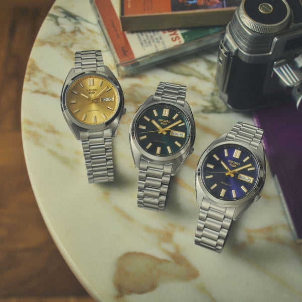 Seiko 5 Sports SNXS Series 37.4mm Stainless Steel Case and Bracelet Model SRPL57K