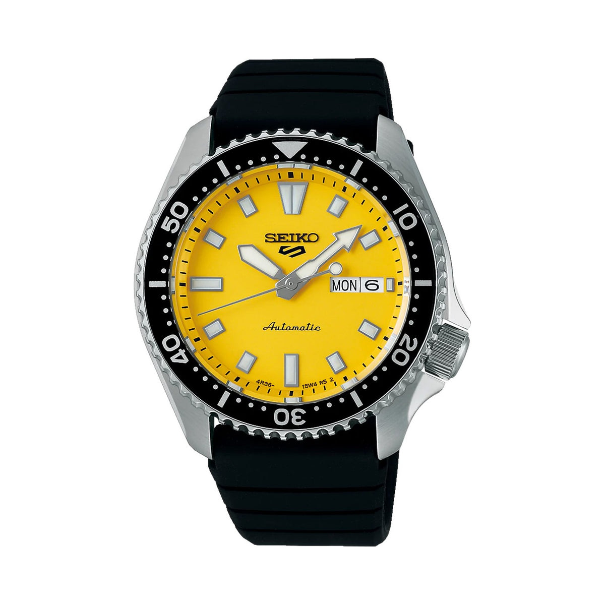 SEIKO　セイコー　掛け時計　イエロー　デッドストック Seiko 5 Sports – David Keefe Fine Jewellery