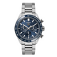 A TAG Heuer Carrera Heuer 02 Automatic Watch with a blue dial, stainless steel case and bracelet, and a blue ceramic bezel.TAG Heuer Carrera Heuer 02 Automatic Watch. . Model No: CBN2A1A.BA0643