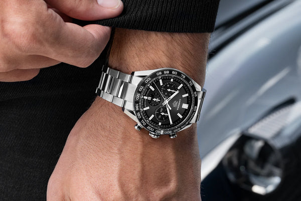 Gent's TAG Heuer Carrera Heuer 02 Automatic Watch. Model: CBN2A1B.BA0643