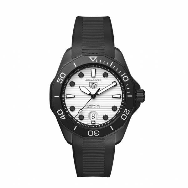 Gent's TAG Heuer Aquaracer Professional Automatic Watch. The 43mm model WBP201D.FT6197