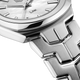 Ladies TAG Heuer Link 32mm Quartz Watch. The case and bracelet are stainless steel, the dial white mother-of-pearl and the glass is sapphire crystal. The watch features a date function. The movement is quartz.