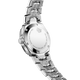 Ladies TAG Heuer Link Watch. The case and bracelet are stainless steel, the dial blue mother-of-pearl and the glass is sapphire crystal. The watch features a date function. The movement is quartz
