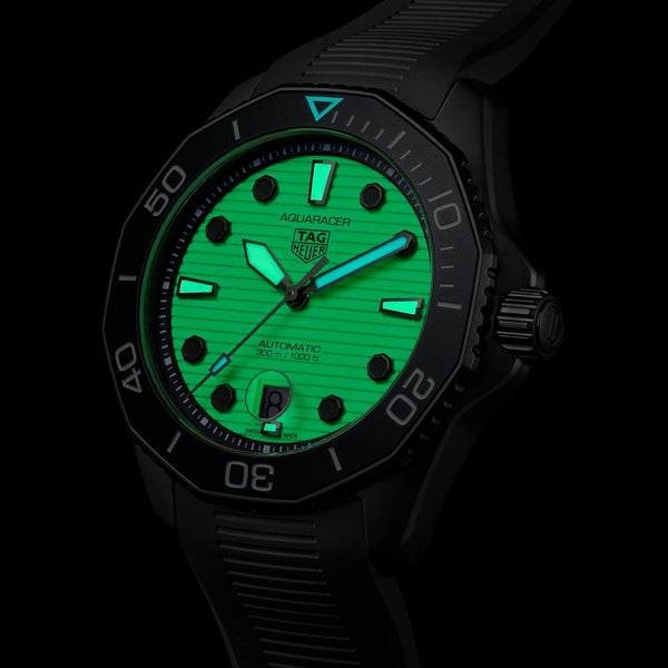 Gent's TAG Heuer Aquaracer Professional Automatic Watch. The 43mm model WBP201D.FT6197