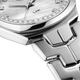 Ladies TAG Heuer Link Quartz Watch. The 32mm case and bracelet are stainless steel, the dial white mother-of-pearl and the glass is sapphire crystal.