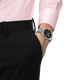 
 Tissot Visodate Stainless Steel 39mm Case and Bracelet  Black Dial with Dauphine Hands Sapphire Crystal Glass See-Through Case Back Date Automatic Powermatic 80 Watch. Model T157.407.11.051.00