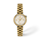 Ladies' Tissot Desir Quartz Watch.

Model number: T1520103311800

Availability: in stock

Yellow Gold PVD on Stainless Steel 28mm Case and Bracelet Mother-of-Pearl Dial with a Sparkly Inner Rim Gold Coloured Roman Numerals Indexes and Hands Sapphire Crystal Glass Quartz Watch.&nbsp;