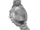Silver watch with visible brand logo on a white background 