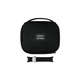 Black Seiko Astron watch case with strap on a white background