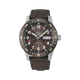 Gent's Seiko 5 Sports Field Series Automatic Watch.

Model Number: HDB009K

Availability: in stock

The 41mm case is stainless steel with a brown nylon strap. The bezel is brown with compass indicators. The dial is brown with a day / date function. The watch has a see-through case back and is 100m water resistant. The movement is automatic.