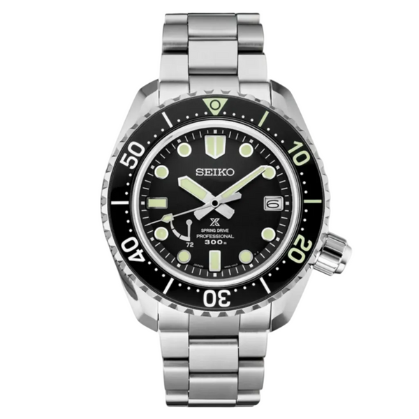 Seiko LX Spring Drive Model: SNR029J Seiko LX Spring Drive
Model: SNR029J
$11,350.00 NZD
CLICK TO APPLY TAX FREE PRICING
 available for orders up to $4,000 

Gent's Seiko Prospex LX Spring Drive 300m Divers Watch. The 44.8mm case and bracelet are titanium, the bezel is black ceramic. The dial is black with a power reserve indicator and date function. The glass is sapphire crystal. The watch is 300 metres water resistant. 