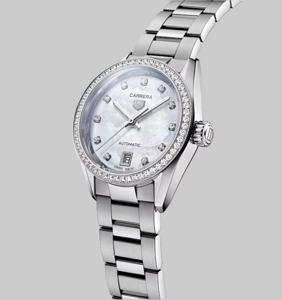 Ladies TAG Heuer Carrera Stainless Steel 29mm Case  Model WBN2414.BA0621