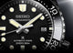 Gent's Seiko Prospex Marinemaster 1968 Heritage Diver's 300m Watch.

The 42.6mm case and bracelet are stainless steel with a black ceramic bezel. The dial is black with a textured finish. The glass is sapphire crystal. The watch has a date function and is 300 metres water resistant. The movement is an automatic calibre 8L45 with a 3-day power reserve. Presented in a special box.&nbsp;

Model number: HBF001J

Availability: in stock