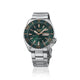 Gent's Seiko 5 Sports SKX Series Automatic Watch.

Model Number: HDB005K

Availability: in stock

The 42.5mm case and bracelet are stainless steel. The bezel is green. The dial is green with rose coloured hands and indexes and a day/date function. The watch has a see-through case back and is 100m water resistant. The movement is automatic.