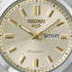 Ladies' Seiko 5 Sports SNXS Series Automatic Watch.
Model number: SRE023K
32mm Stainless Steel Case and Bracelet Champagne Coloured Dial Day/Date Function 100m Water Resistant Automatic Watch.