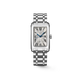 Gent's Longines Dolce Vita Automatic Watch.

Model Number: L57574716

Availability: in stock

The 27.7 x 43.8mm rectangular case and bracelet are stainless steel. The dial is silver with a flinque pattern, black roman numerals, blue hands and a date function. The glass is sapphire crystal. The movement is automatic.
