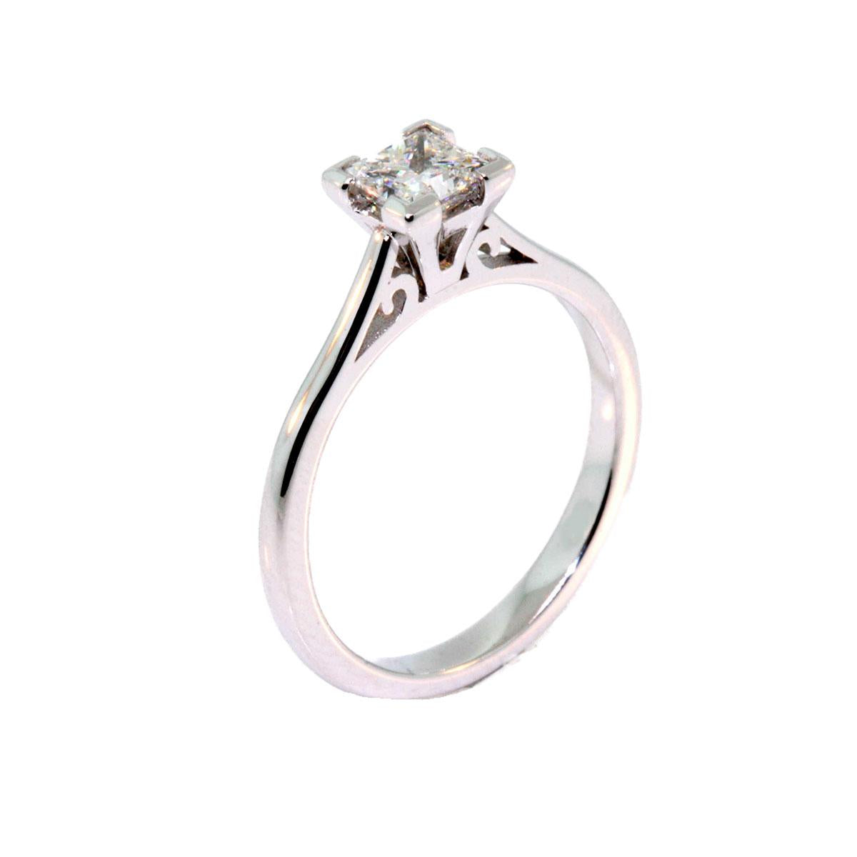 Princess Cut Solitaire – David Keefe