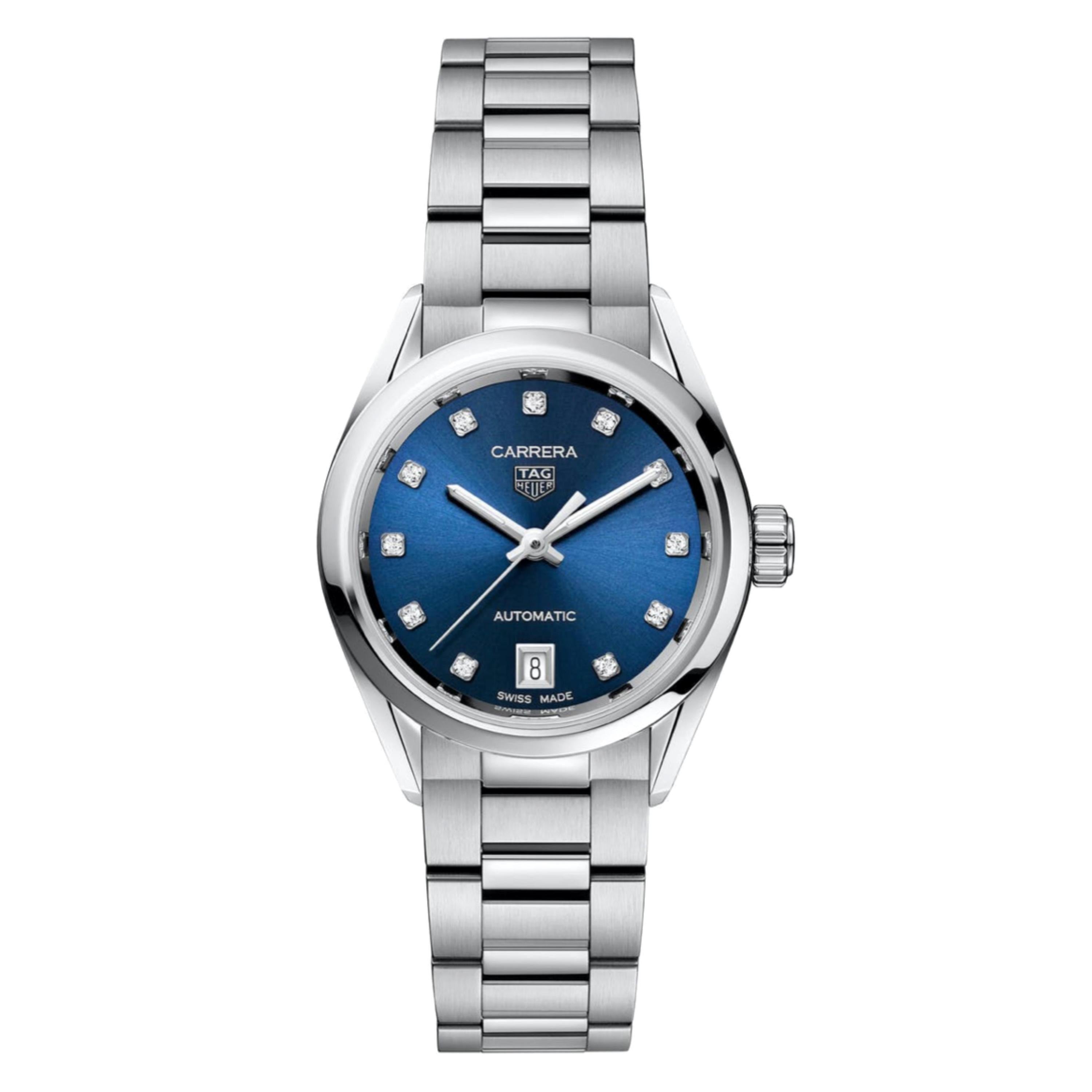 Tag heuer ladies on sale carrera diamond bezel