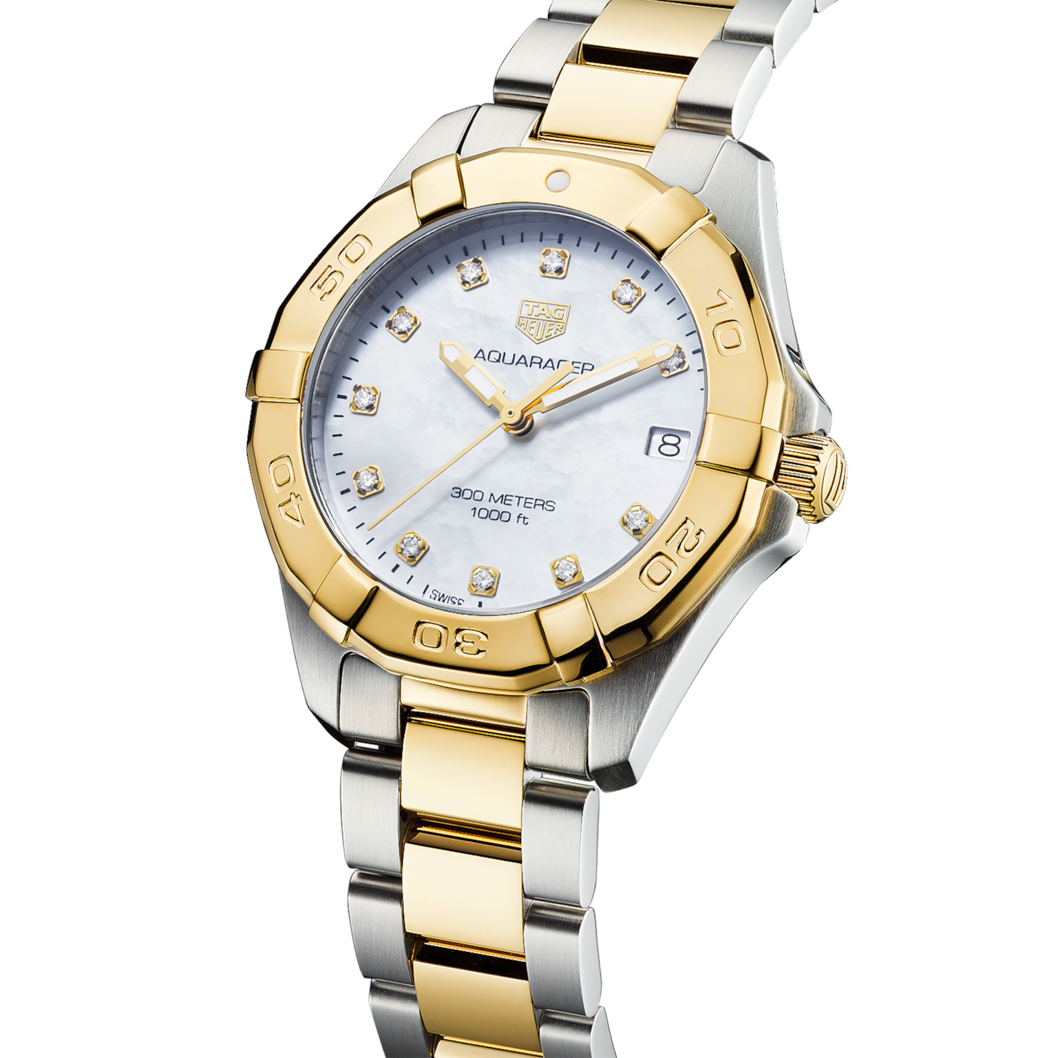 Women's aquaracer 2025 diamond watch